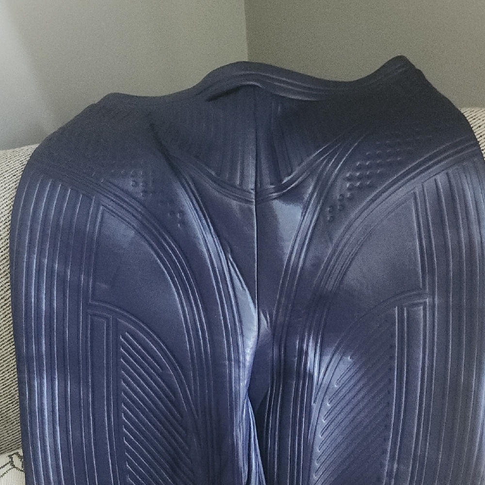 Thierry Mugler Midnight Blue Skinny Pants - Picture 2 of 6